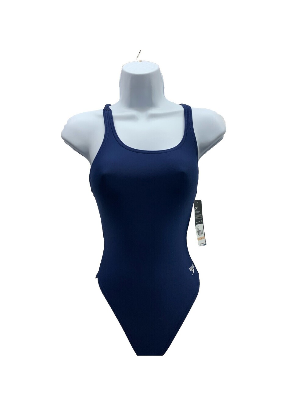 Speedo Women's Swimsuit Size 28 Navy Blue One Piece Prolt Super Pro Solid Pro LT